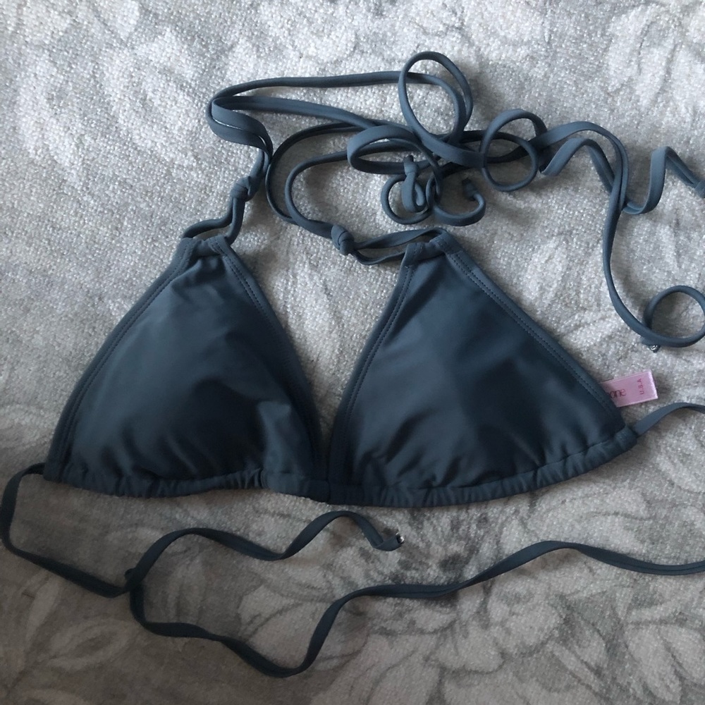Grey bikini top